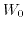 $W_0$
