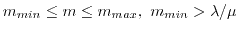 $\displaystyle \lambda^o= \arg \min_{\lambda} \Delta (\mu,\lambda).$