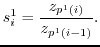 $Z_{p(i)}$