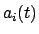 $a_i(t)$