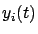 $y_i(t)$