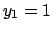 $y_1=1$