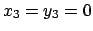 $x_3=y_3=0$