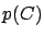 $p(C)$