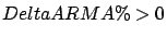 $DeltaARMA\%>0$