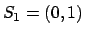 $S_1=(0,1)$