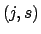 $(j,s)$