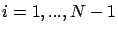 $i=1,...,N-1$