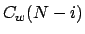 $C_w(N-i)$