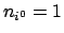 $n_{i^0}=1$