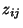 $z_{ij}$