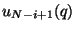 $u_{N-i+1}(q)$