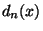 ${d_n(x)}$