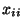$x_{ii}$
