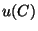 $u(C)$